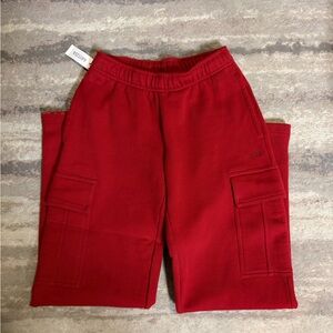 Aritzia cozy mega cargo sweatpants reddish 2XS